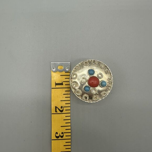 Tibetian Style Trinket Jewelry Pill Box - Picture 7 of 8